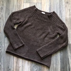 J. Jill Long Sleeve Brown Sweater